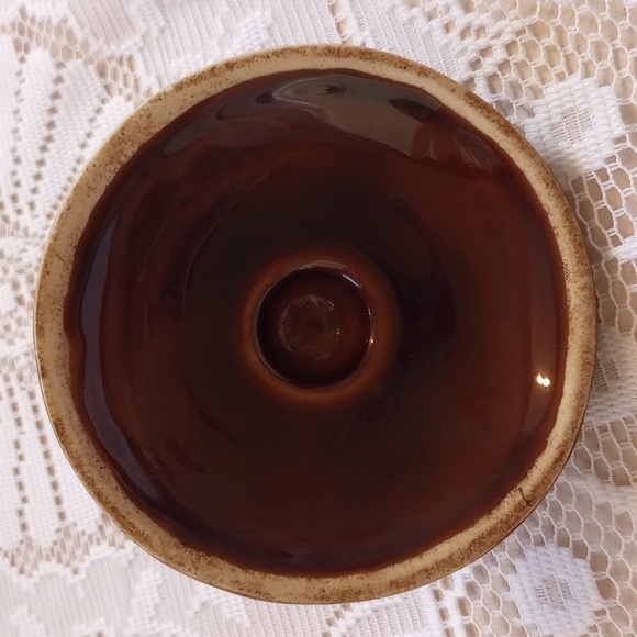 McCoy Vintage Brown Glazed Ceramic Bean Pot And Soup Mugs - Picture 8 of 15